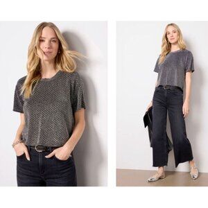 LNA Brooklyn Rhinestone Tee Size XS